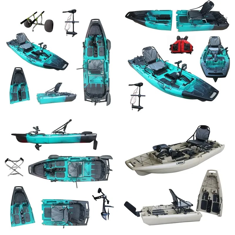Fishing Kayak Sit In - Popular 1 Person HDPE/PE Sit-On-Top Motorized