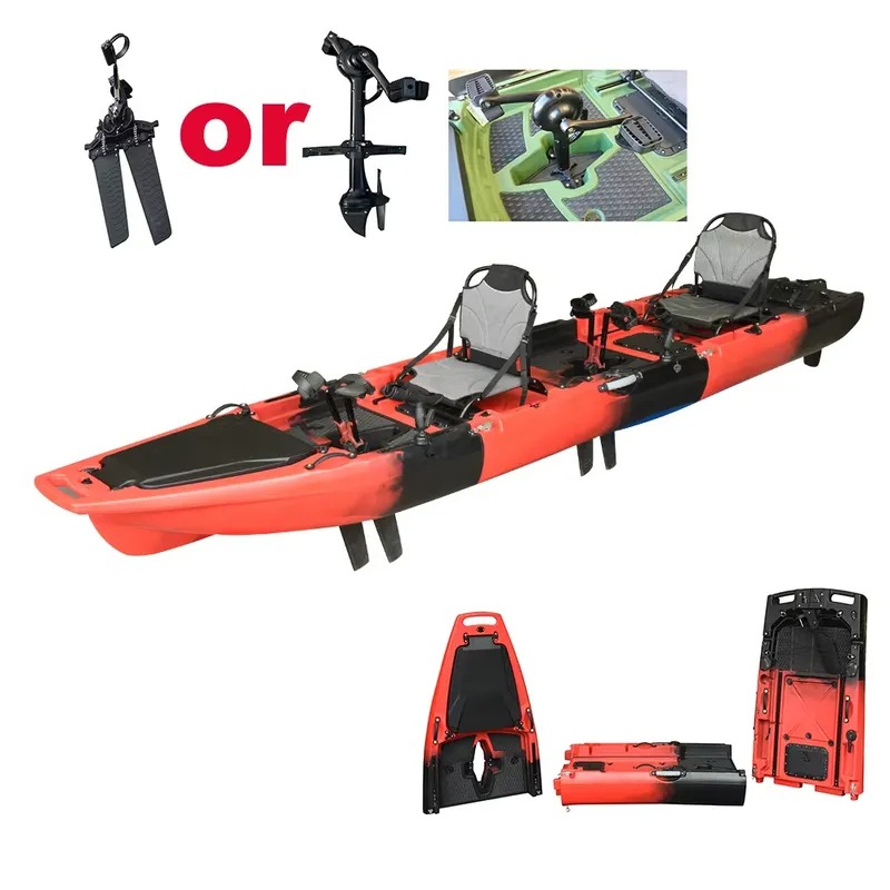 Hot Sale 14FT 2-Person Double  - Fishing Kayak Sit In review and price
