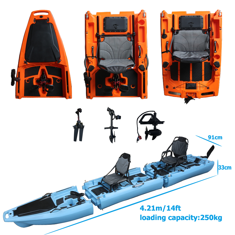 14FT 2 Person Detachable  Peda - Fishing Kayak Sit In review and price